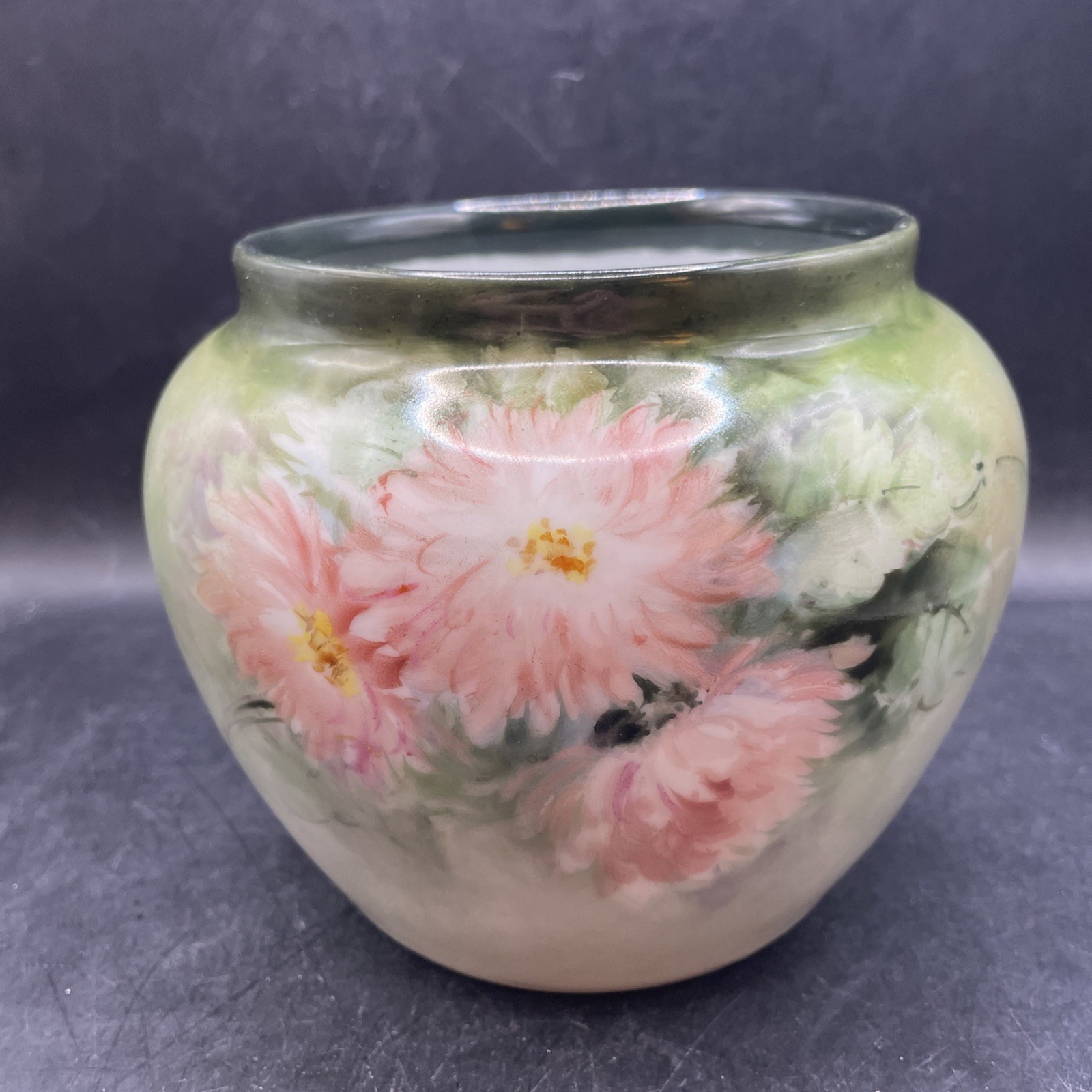 Antique EPIAG Royal Porcelain Hand Painted Vase Signed & Dated M.L.R. ‘23