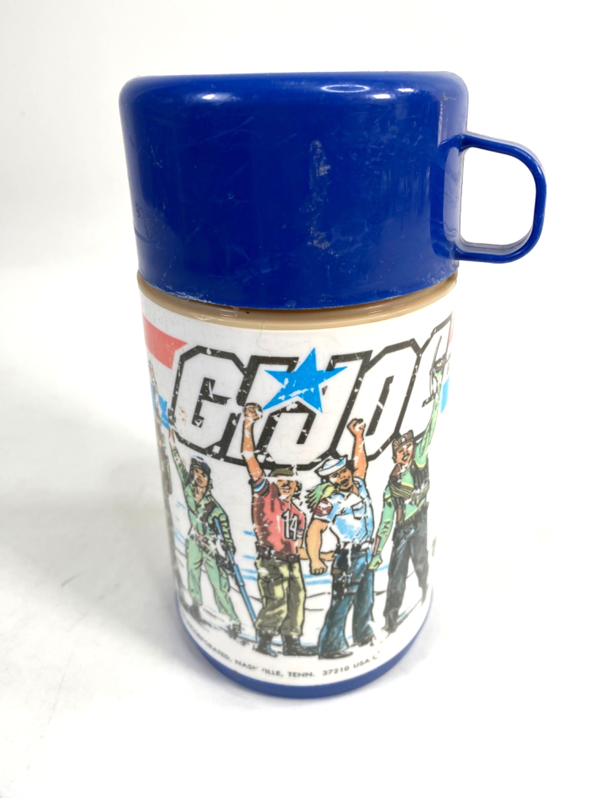 1985 G.I. JOE THERMOS vintage Hasbro Bradley Aladdin 7\
