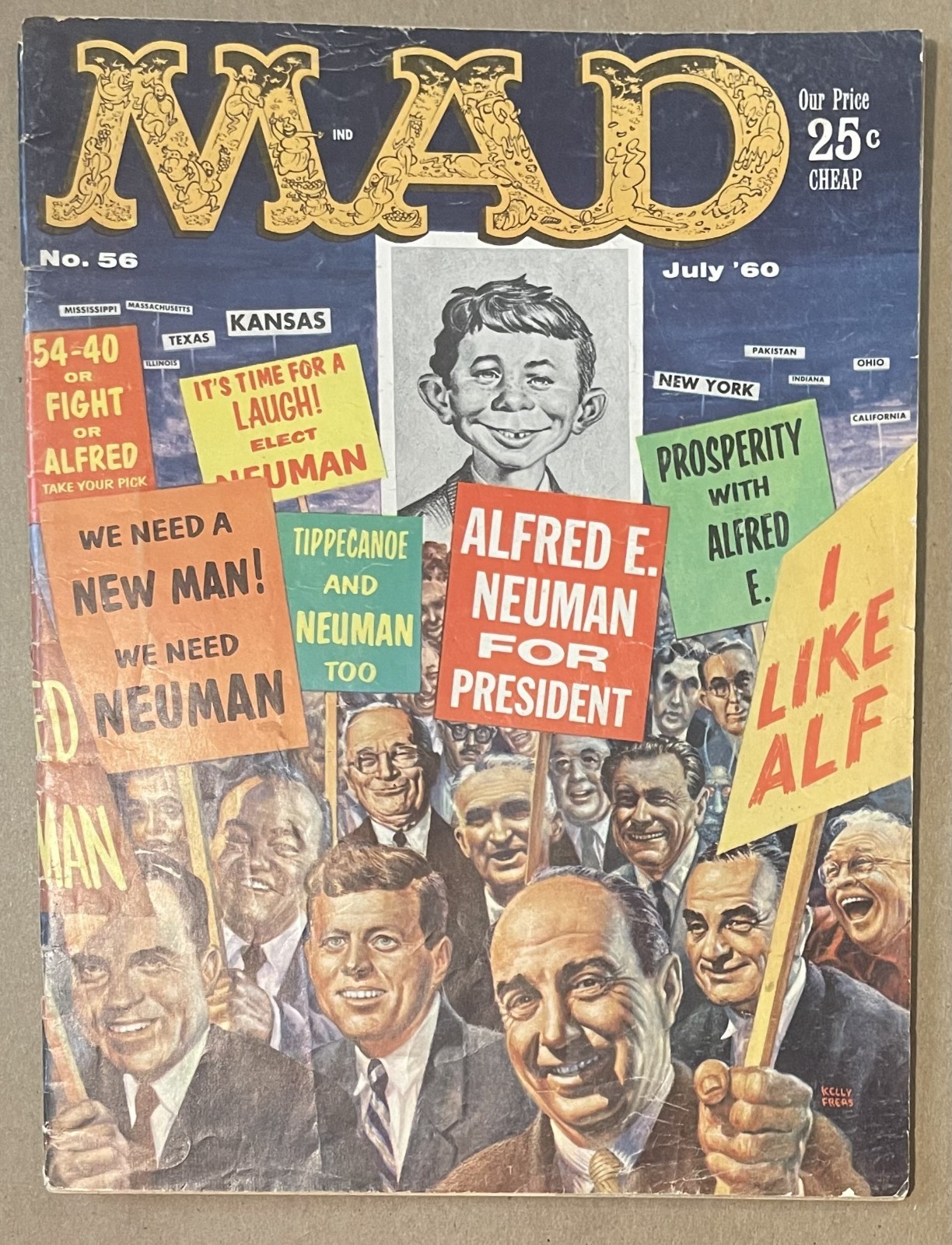 MAD MAGAZINES 1960\'s USED. MAD MAGAZINES 1960\'s USED.