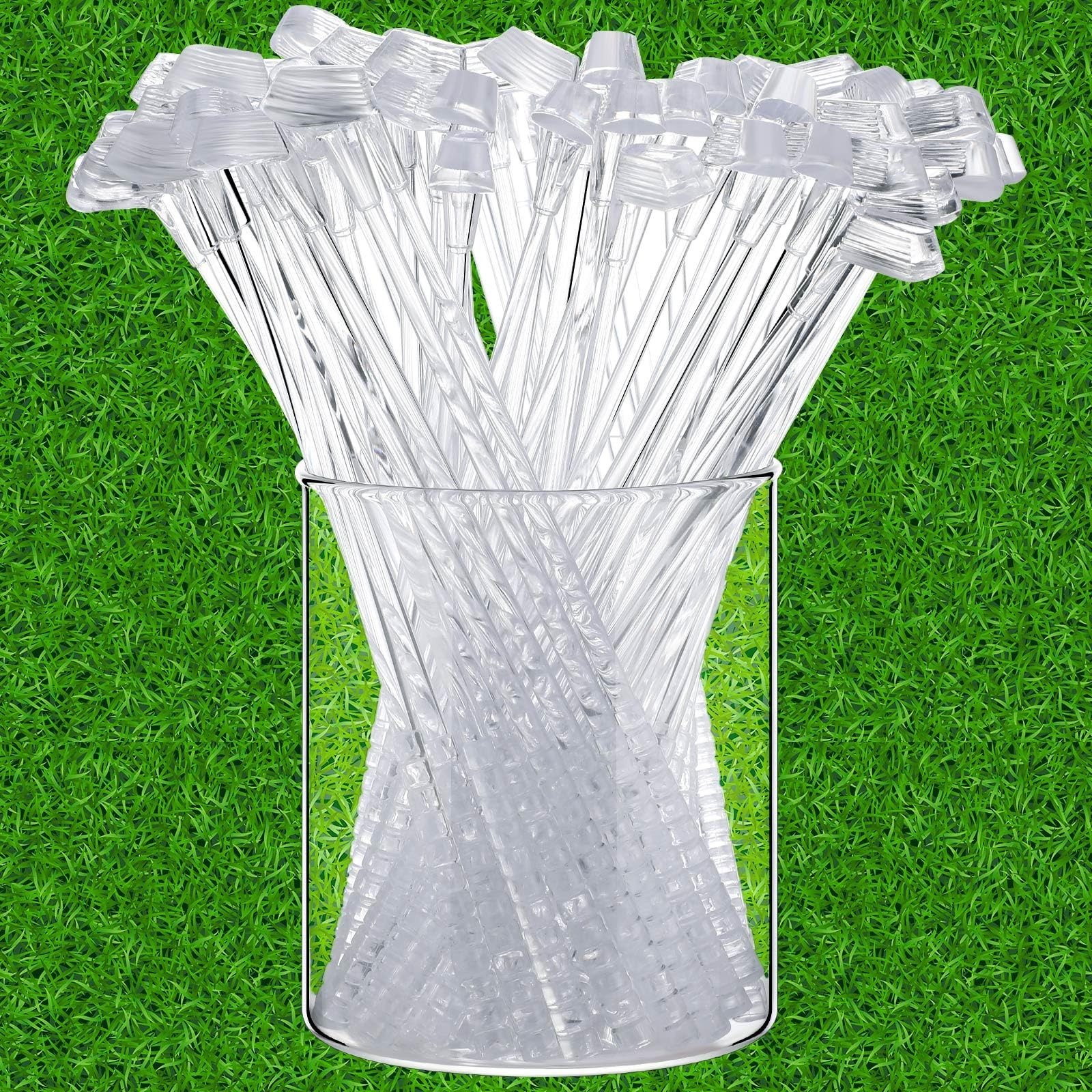 Roshtia 100 Pcs Golf Club Swizzle Sticks Plastic Drink Stirrers Party Roshtia 100 Pcs Golf Club Swizzle Sticks Plastic Drink Stirrers Party