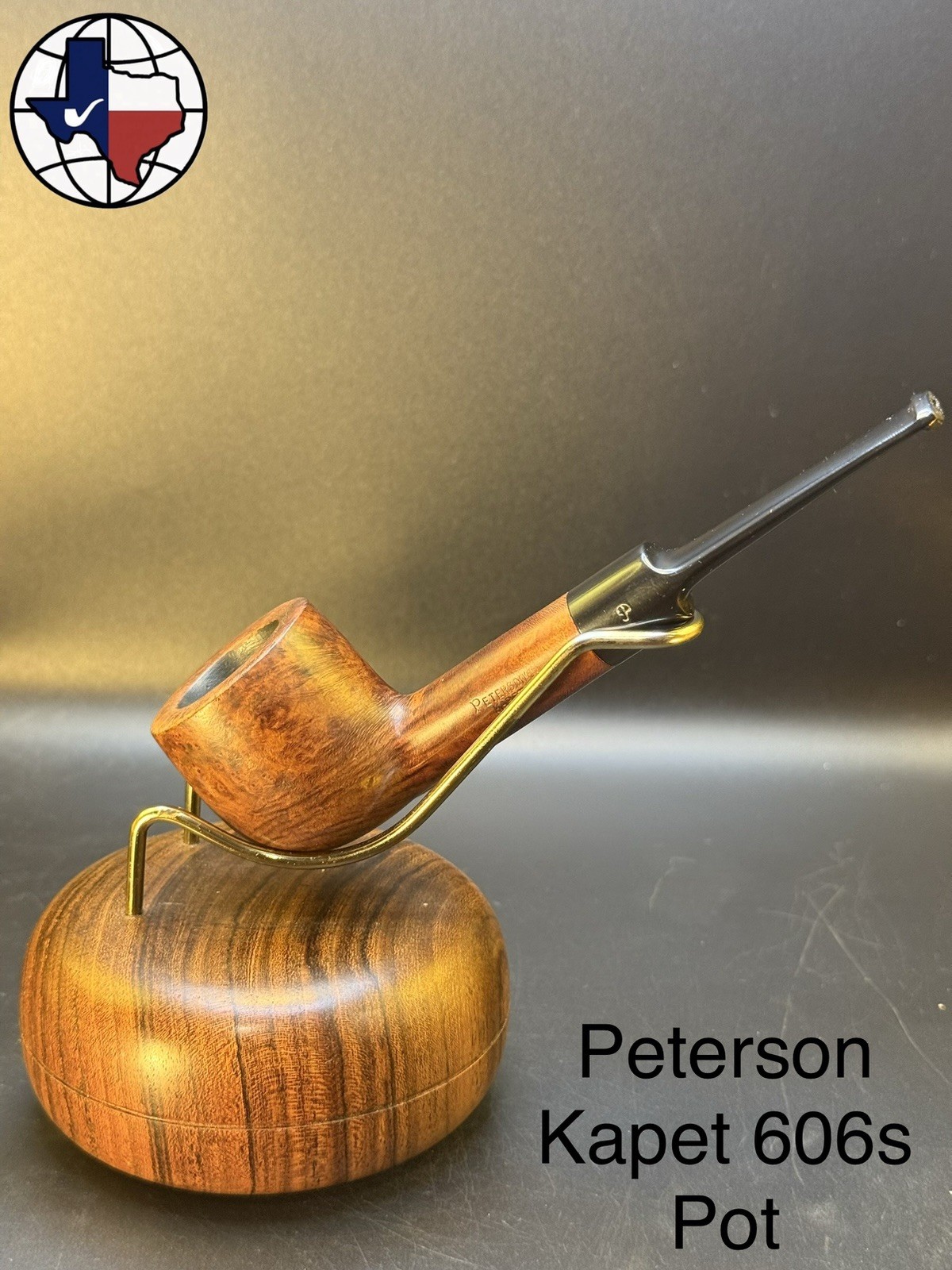 Vintage Peterson Kapet 606s Pot Tobacco Pipe
