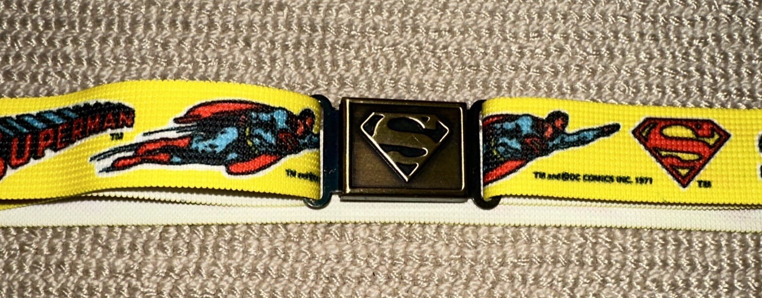 Original Vintage 1944 DC Comics Superman Belt Buckle 2