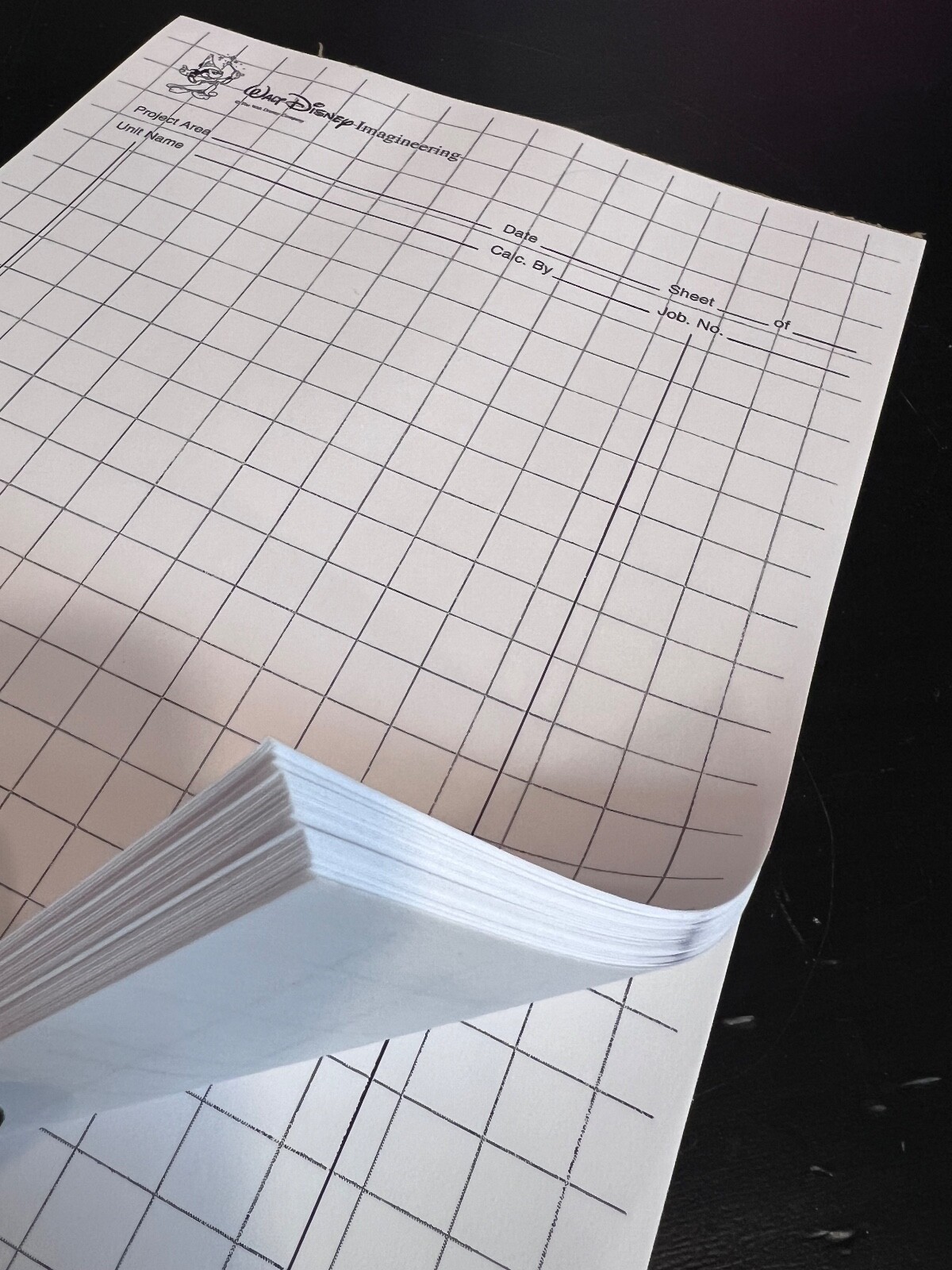 Disney Imagineer Stationary 25 sheets