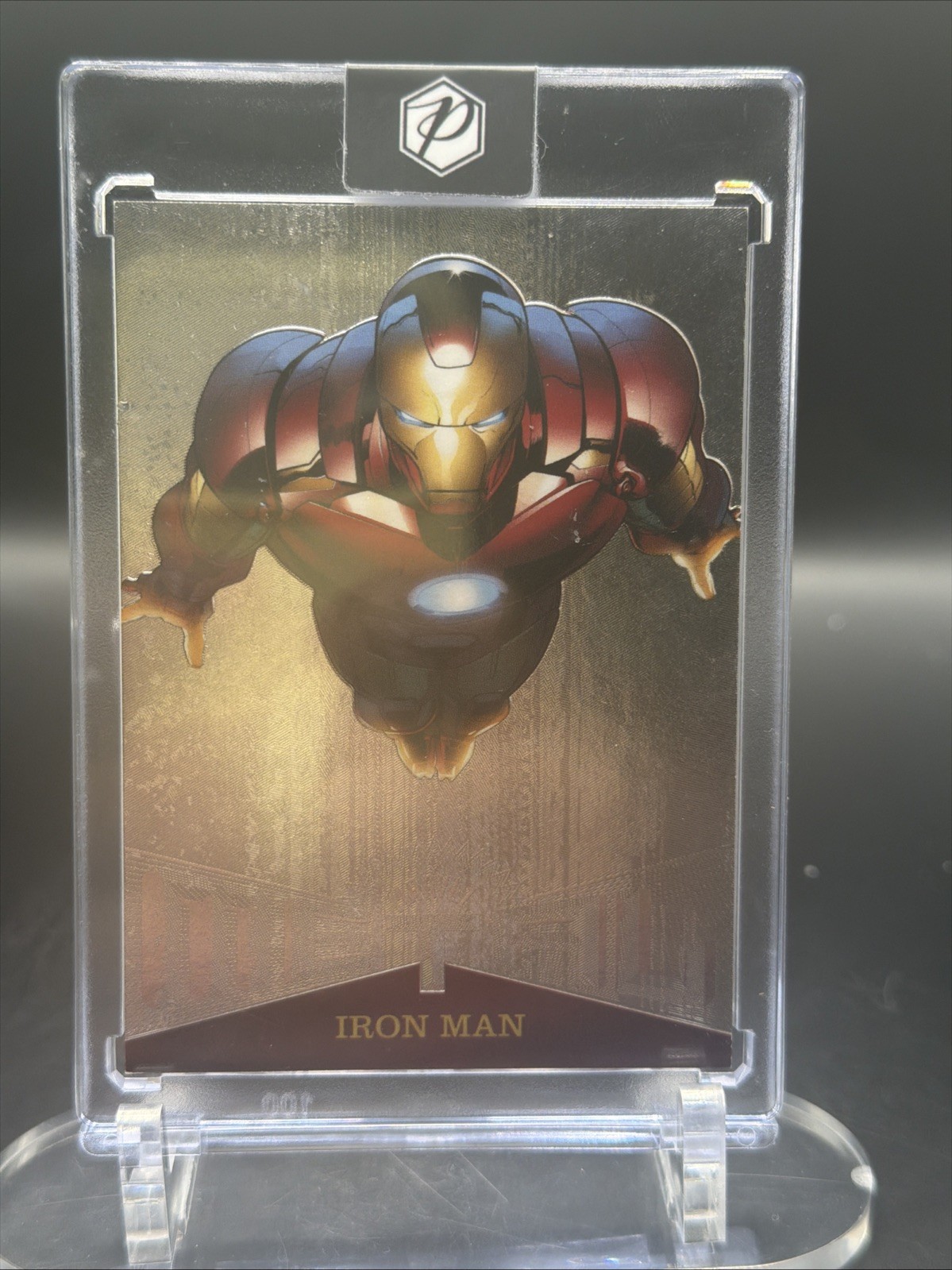 2017 Fleer Ultra Marvel Spider-Man Marvel Metal Iron Man #MM8