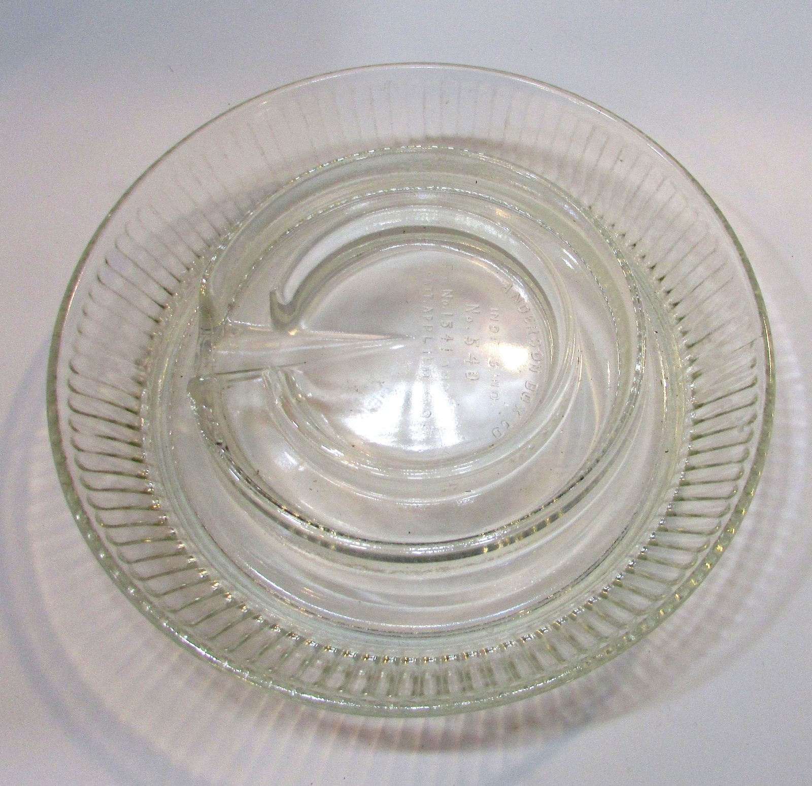Old Glass Chicken Waterer Anderson Box Company 540 Base Only for Sana Fount Top