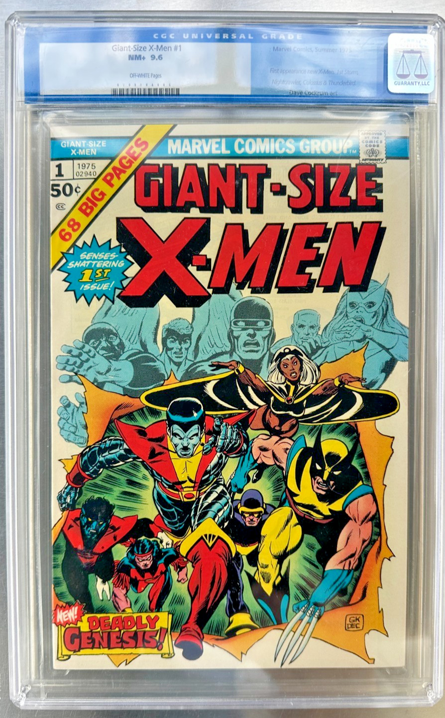 Giant Size X-Men #1 – CGC 9.6 #0109104006  – 1975