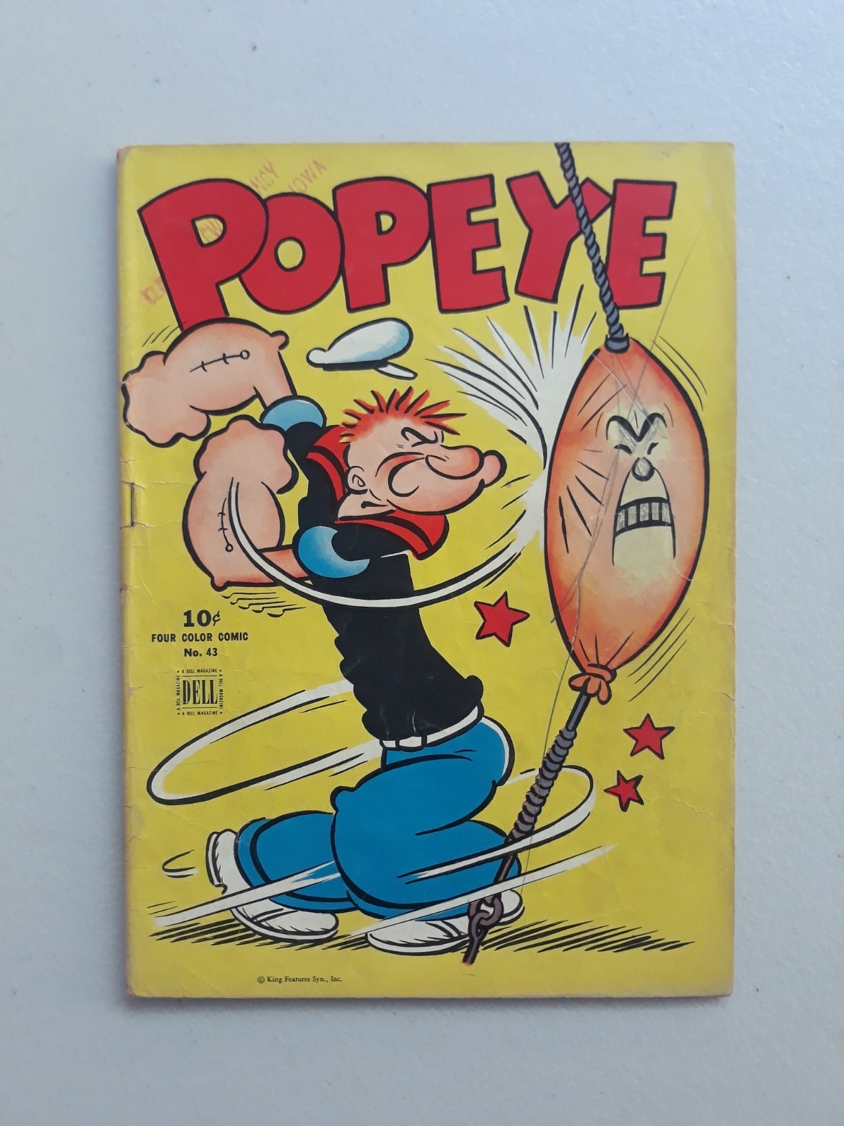 Dell Four Color Comics 43 Popeye 1944 Scarce 