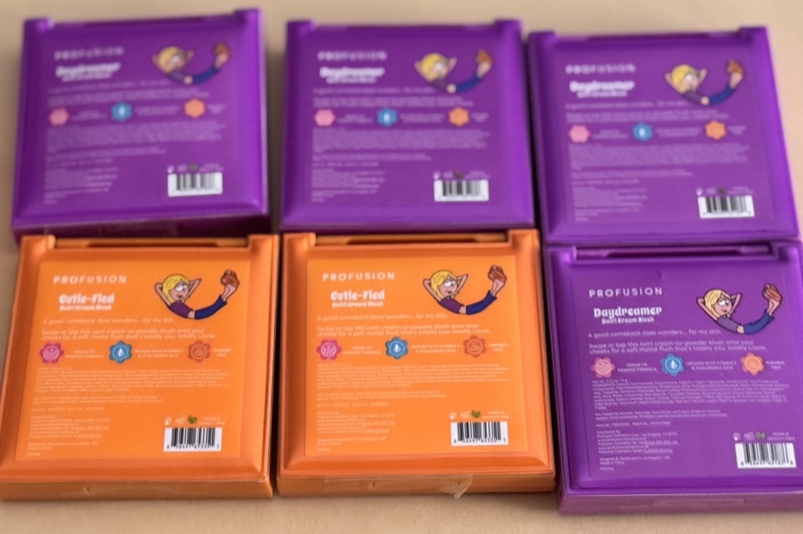 LOT Lizzie McGuire X Profusion Collection Makeup Blush, Orange, Disney, Y2K Tv LOT Lizzie McGuire X Profusion Collection Makeup Blush, Orange, Disney, Y2K Tv