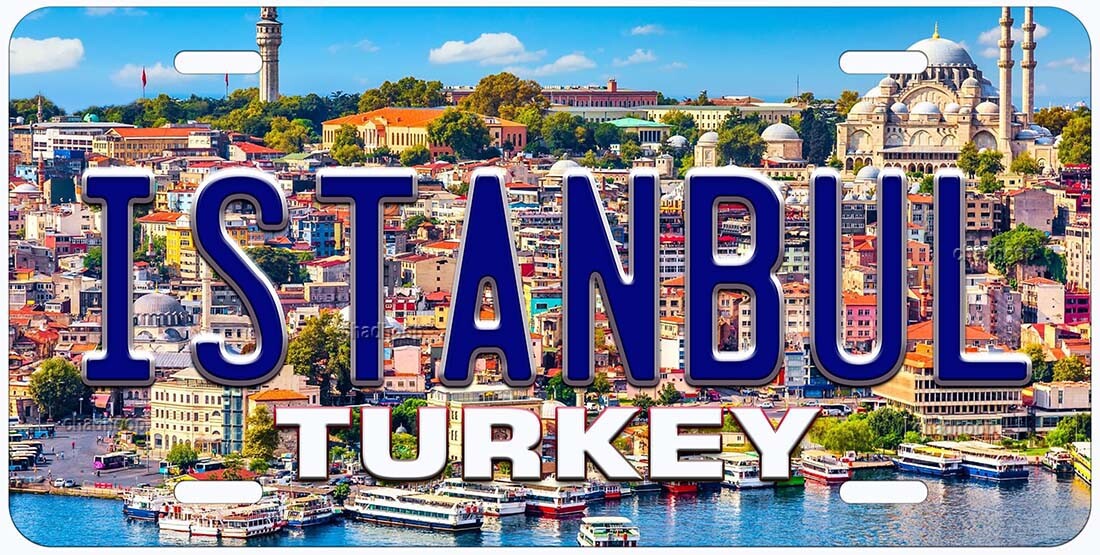 Istanbul Turkey Novelty Car License Plate