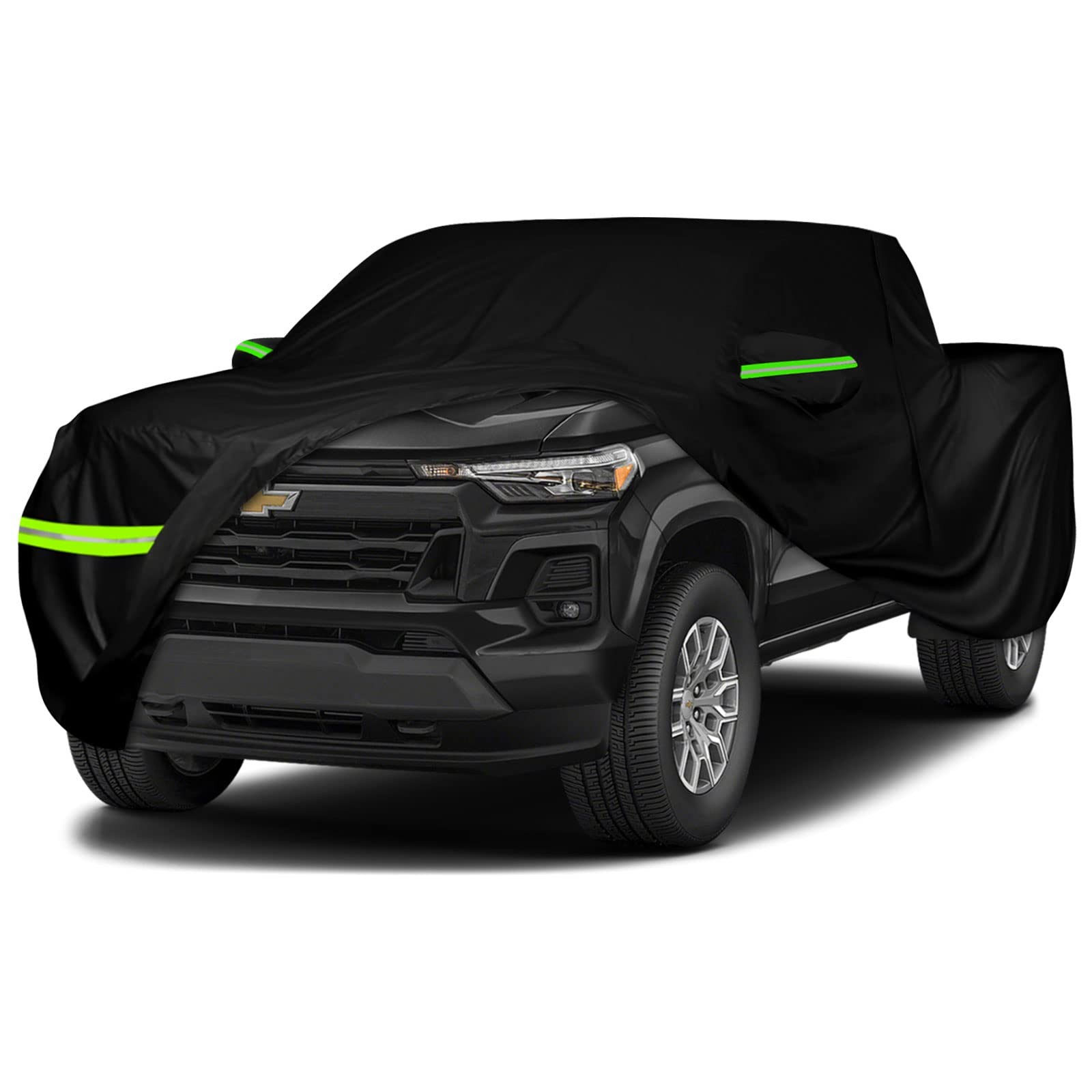 SAPUBK Waterproof Car Cover Compatible 2015-2025 Chevy Colorado CrewCab 6.1ft