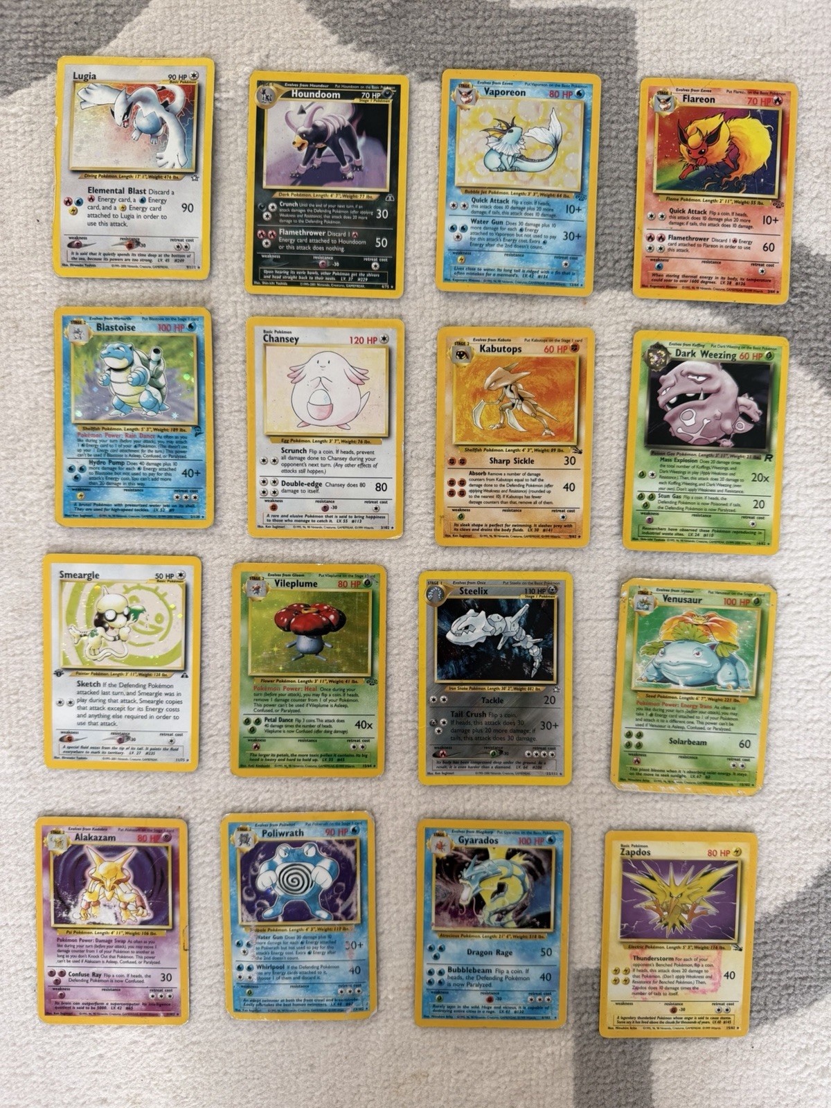 Pokémon TCG Holo Collection x113 Total Cards Neo-Discovery LP/MP Inc Lugia