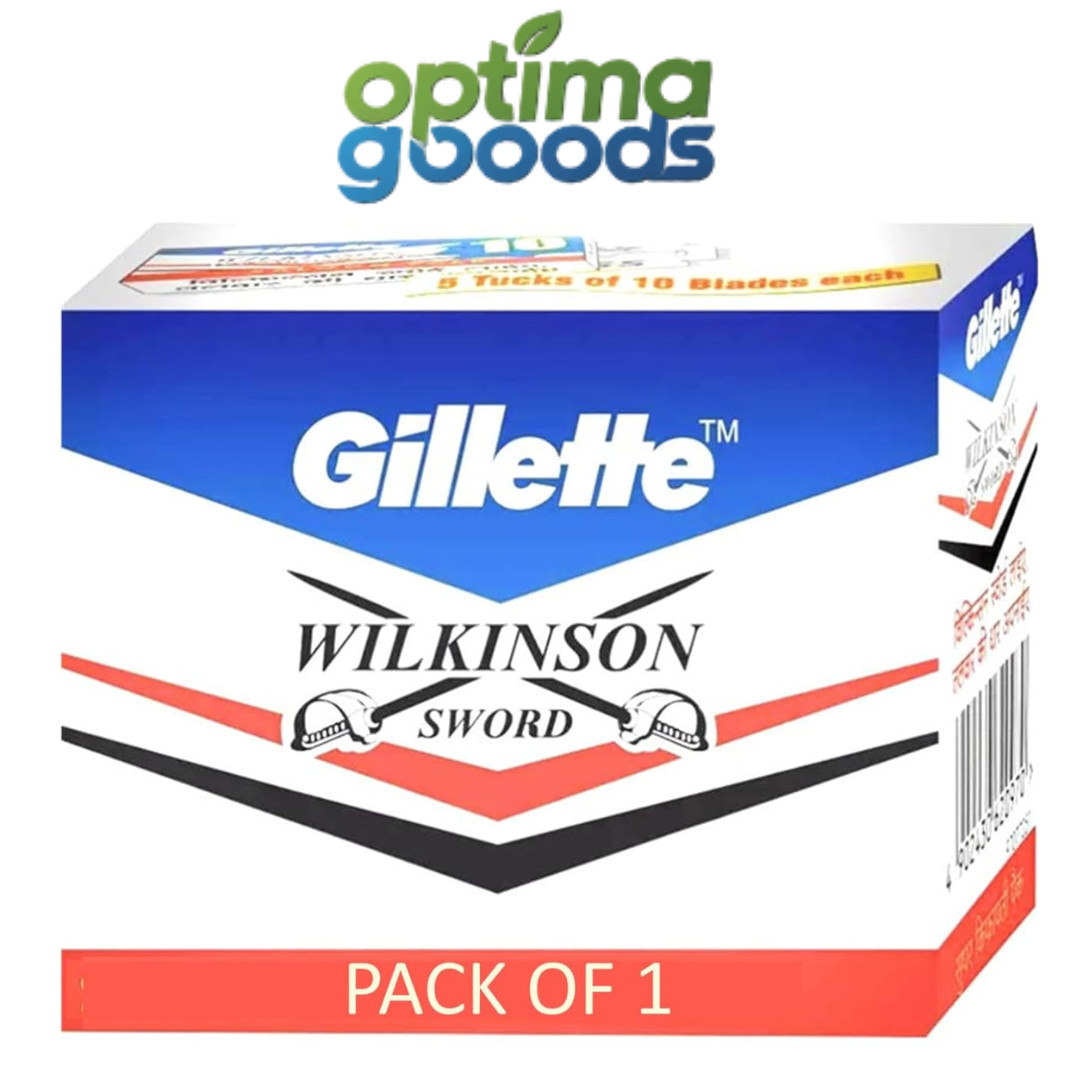 Gillette Wilkinson Sword Double Edge Razor Blades – 100 Blades