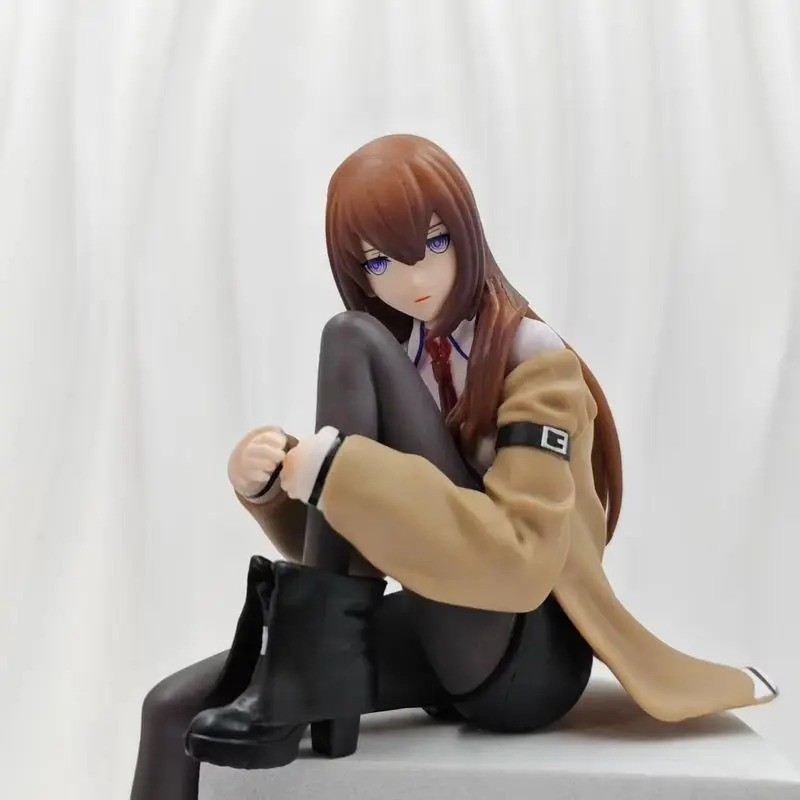 Steins Gate Kurisu Makise Noodle Stopper PVC Figure Anime Display Model Toy