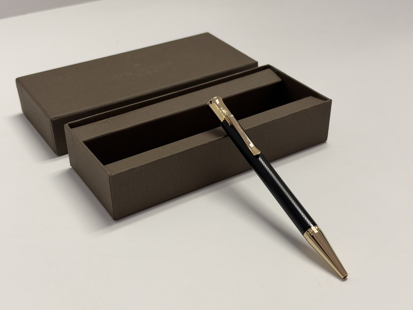 Patek Philippe Ballpoint Pen Black and Gold With CASE In Stock, Ready to SHIP
