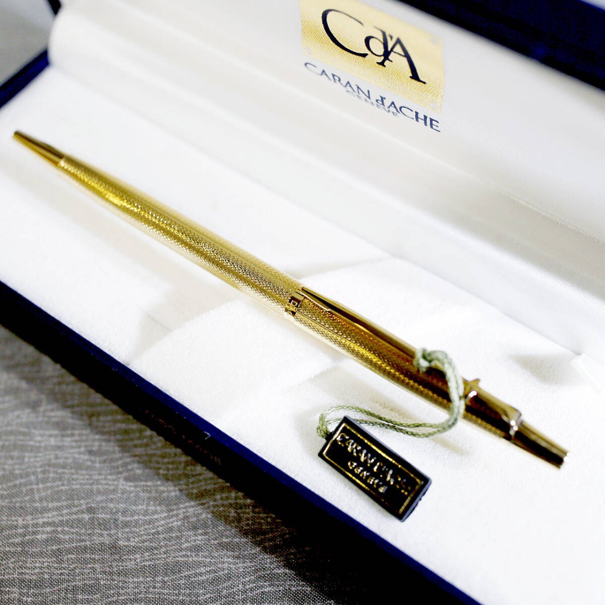 Mint CARAN d\'ACHE Madison Gold Ballpoint Pen Vintage Switzerland