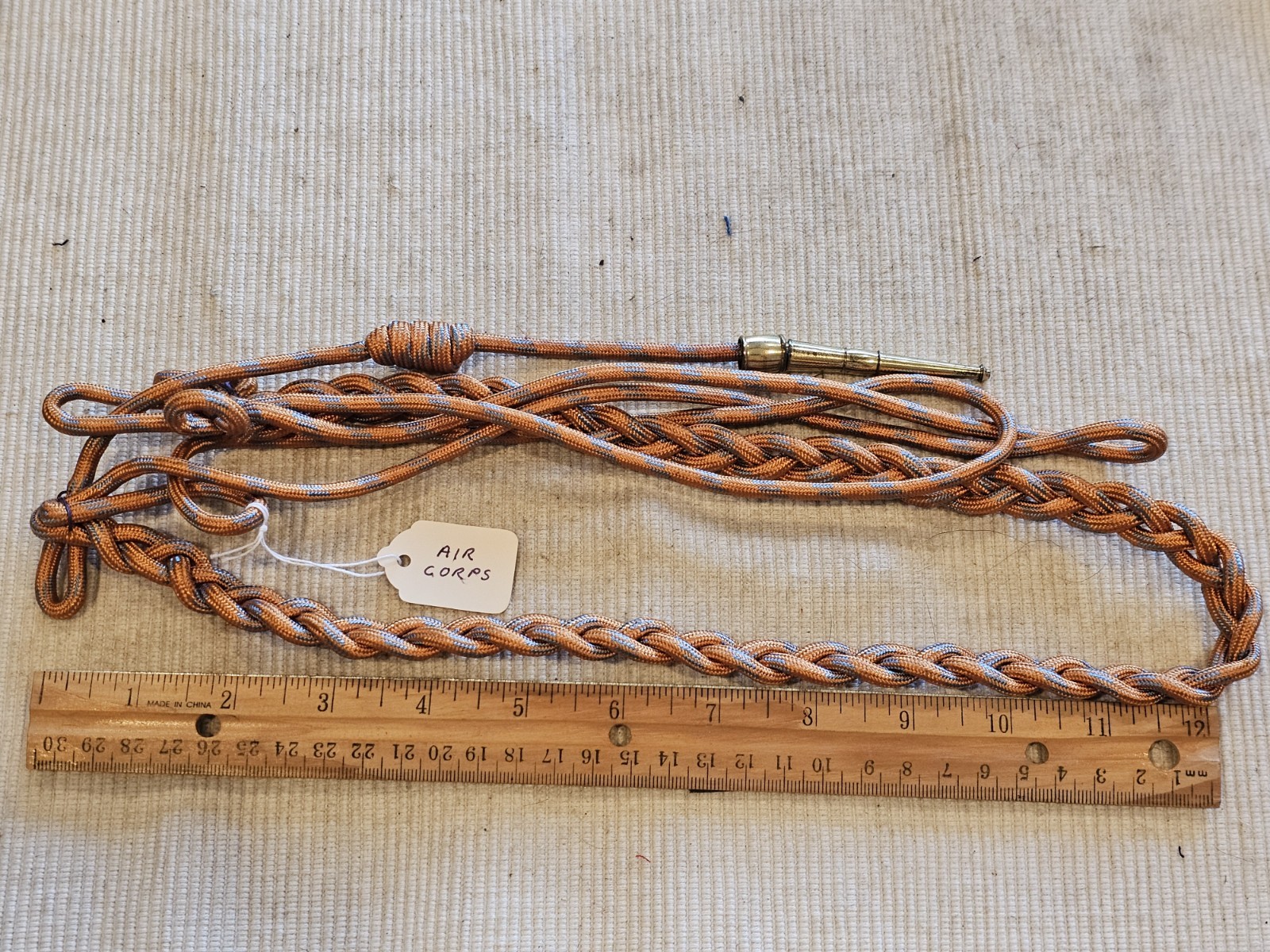 1950s 60s Korean War Vietnam Army Cold War Aide De Camp Air Corps Rope L@@K