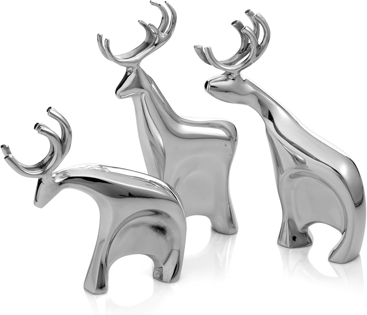 Blitzen Reindeer Set - Elegant Holiday Figurines for Festive Décor Blitzen Reindeer Set - Elegant Holiday Figurines for Festive Décor