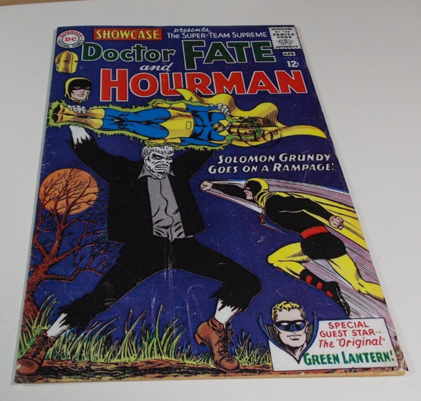 SHOWCASE #55 1965 - MURPHY ANDERSON Solomon Grundy, Dr Fate/ Hourman -coverless