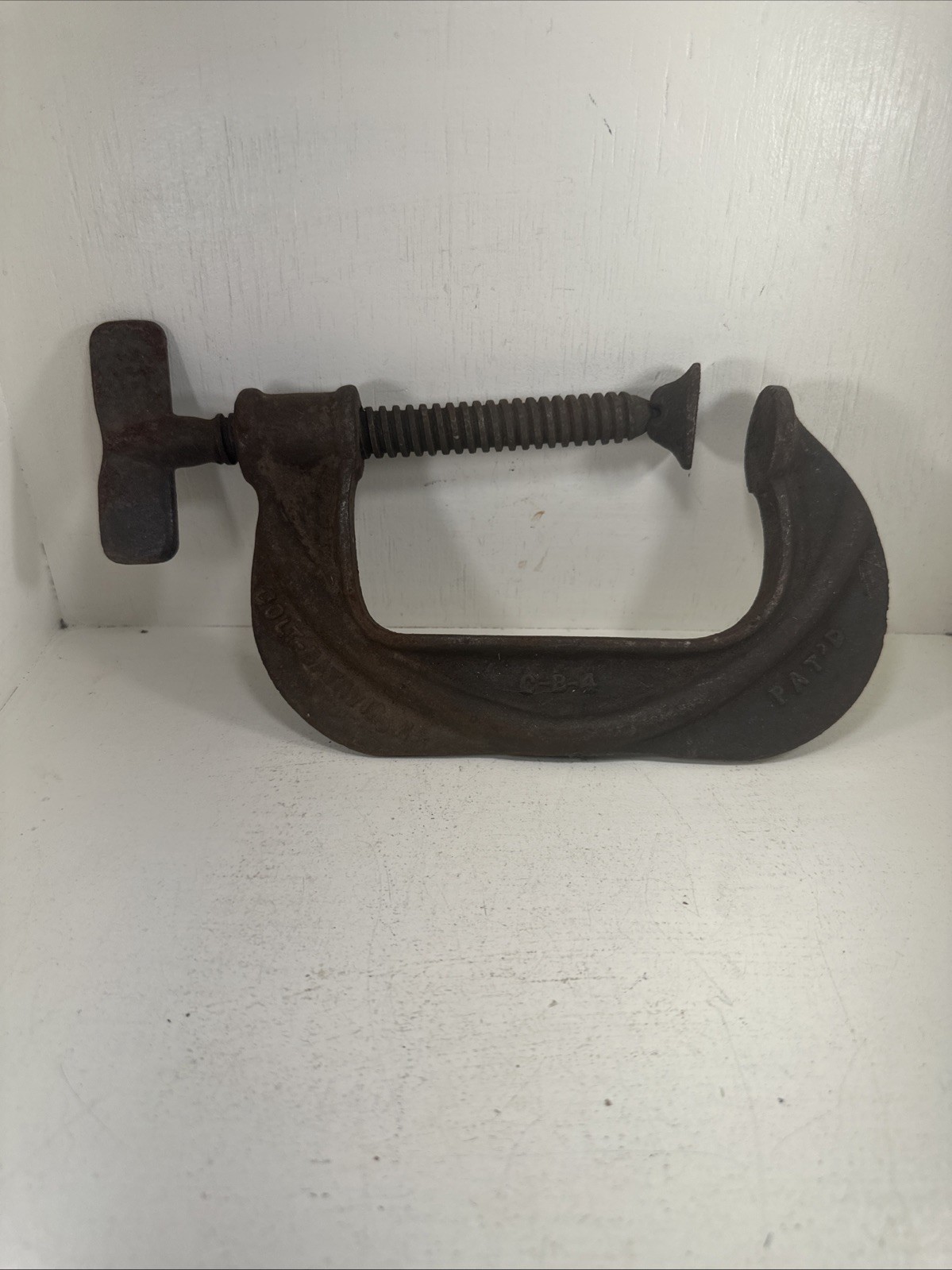 NOS-Antique Colt 4 Inch C Clamps - Batavia, NY