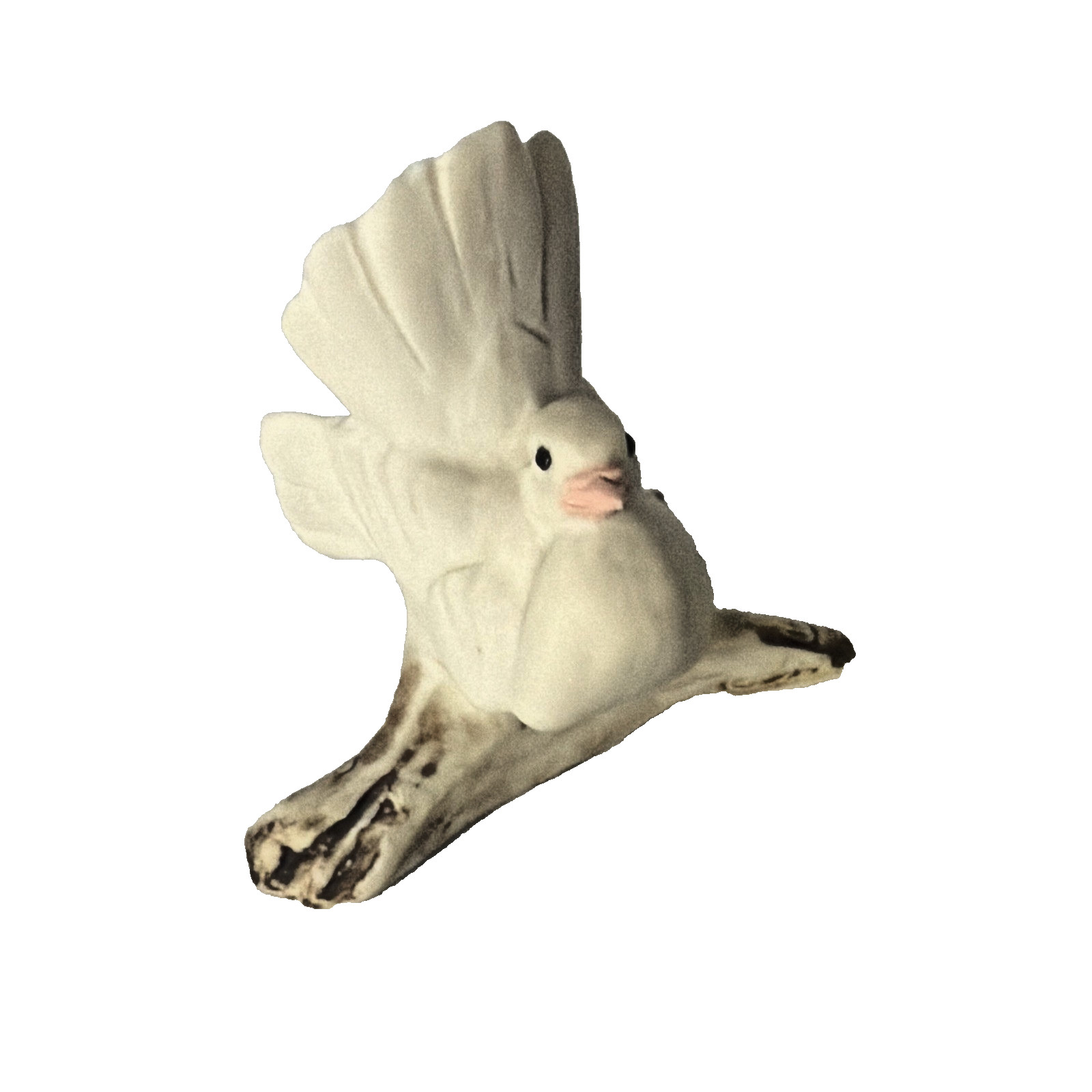 Vintage Giuseppe Armani G. White Dove Bird on Branch Figurine Made in Italy