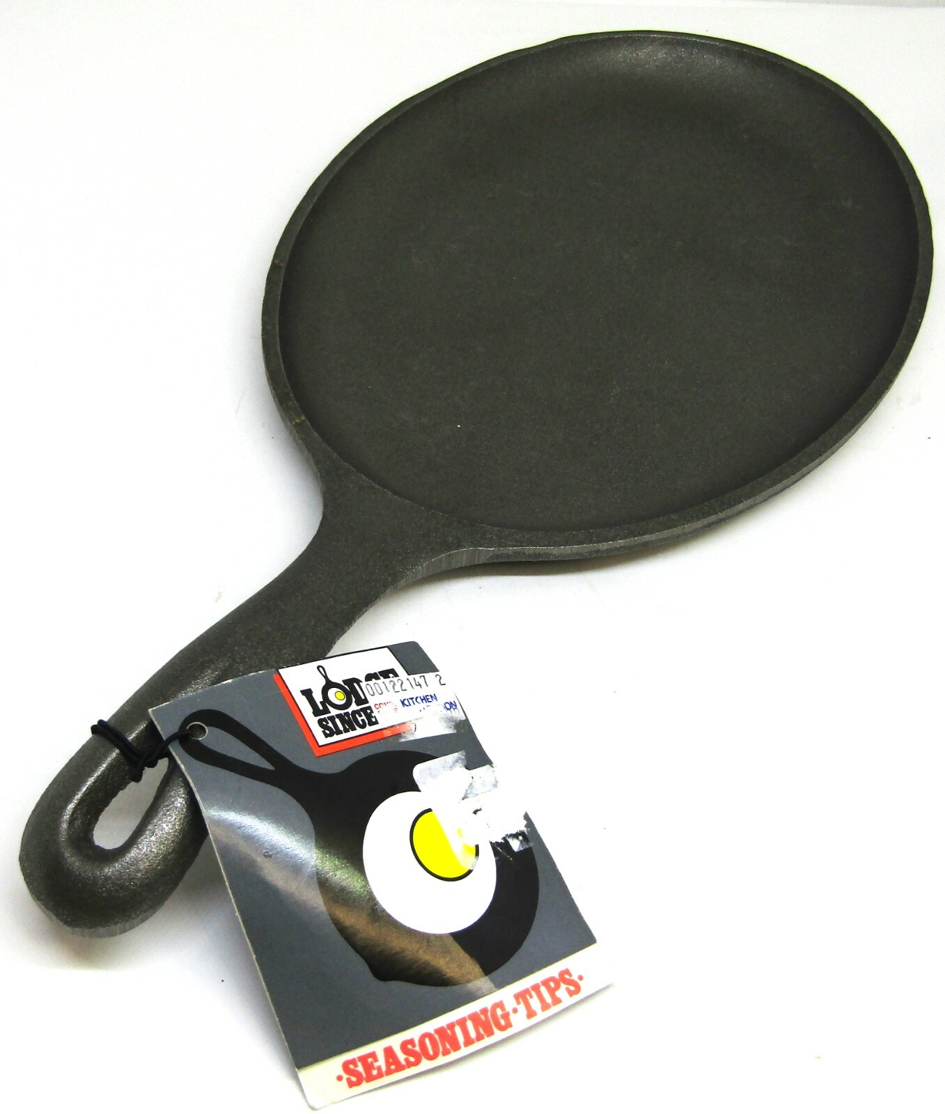 Vtg Cast Iron Lodge USA Oval Fajita Skillet 10\