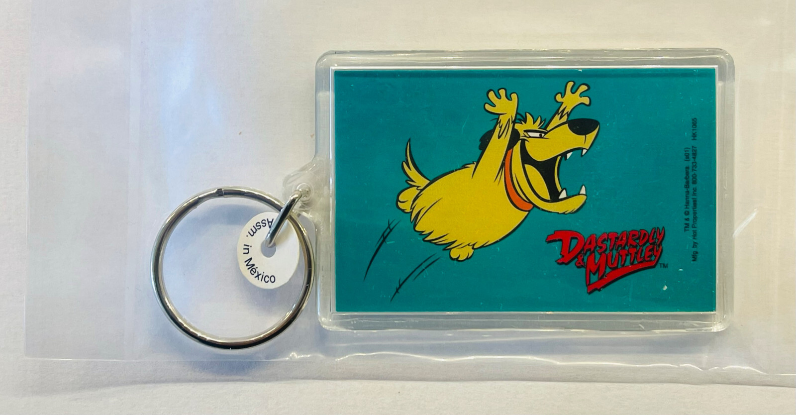 1998 Vintage TV Cartoon Key Chain Dasterdly & Muttley - New in Sealed Baggie 1998 Vintage TV Cartoon Key Chain Dasterdly & Muttley - New in Sealed Baggie
