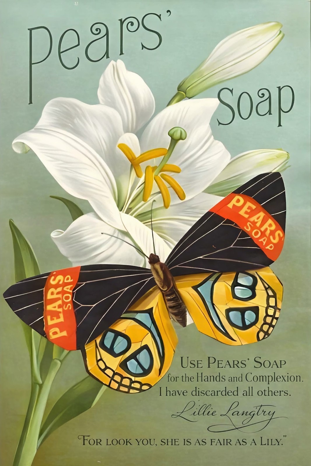 🌼 Pears' Soap 1920s Art Deco Poster 16x24” Premium 💎 Print 🦋