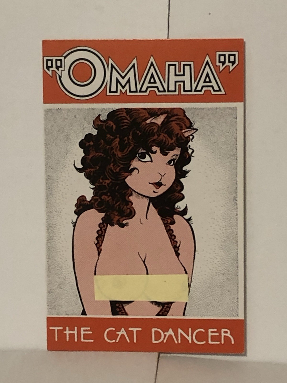 Kitchen Sink Promo Card - Omaha The Cat Dancer #14 1988 Very Nice No Creases