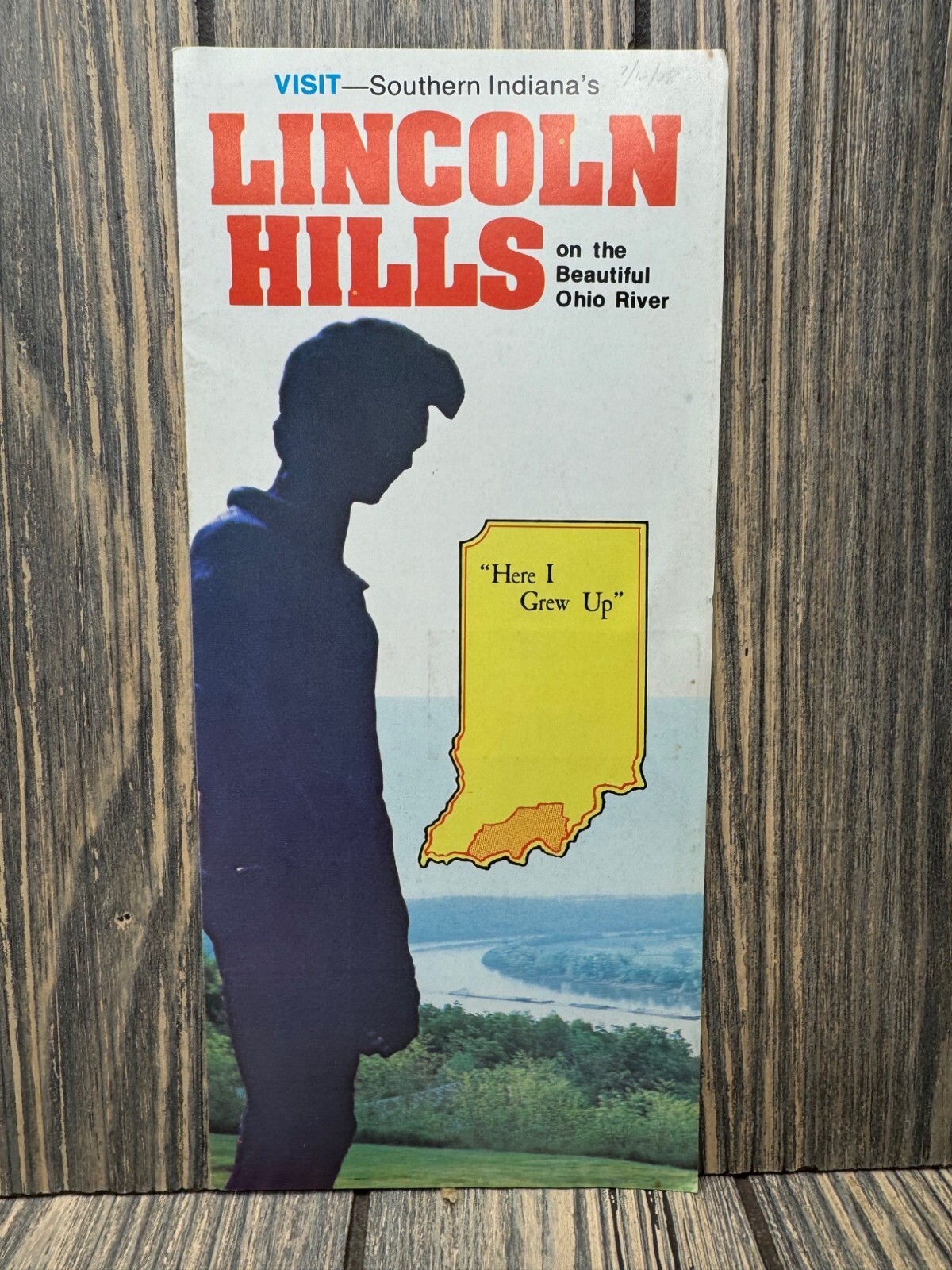 Vintage Lincoln Hills Travel Brochure Southern Indiana Attractions Ohio River
