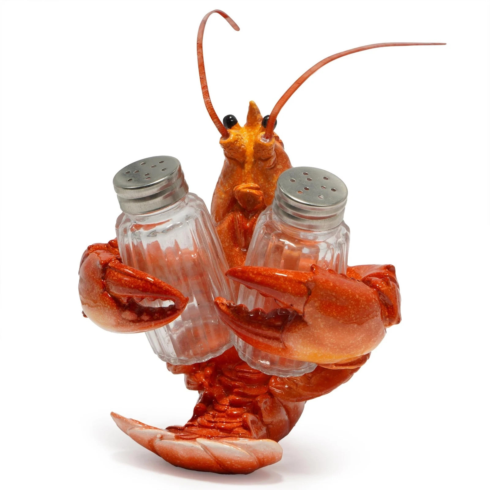 Lobster With Salt and Pepper Shaker Figurines Decoration Lobster Set with Hol... Lobster With Salt and Pepper Shaker Figurines Decoration Lobster Set with Hol...