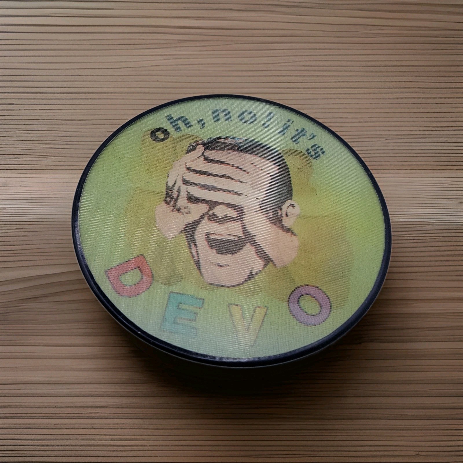 VINTAGE Oh No Its Devo 1982 Flicker LENTICULAR 2.5\
