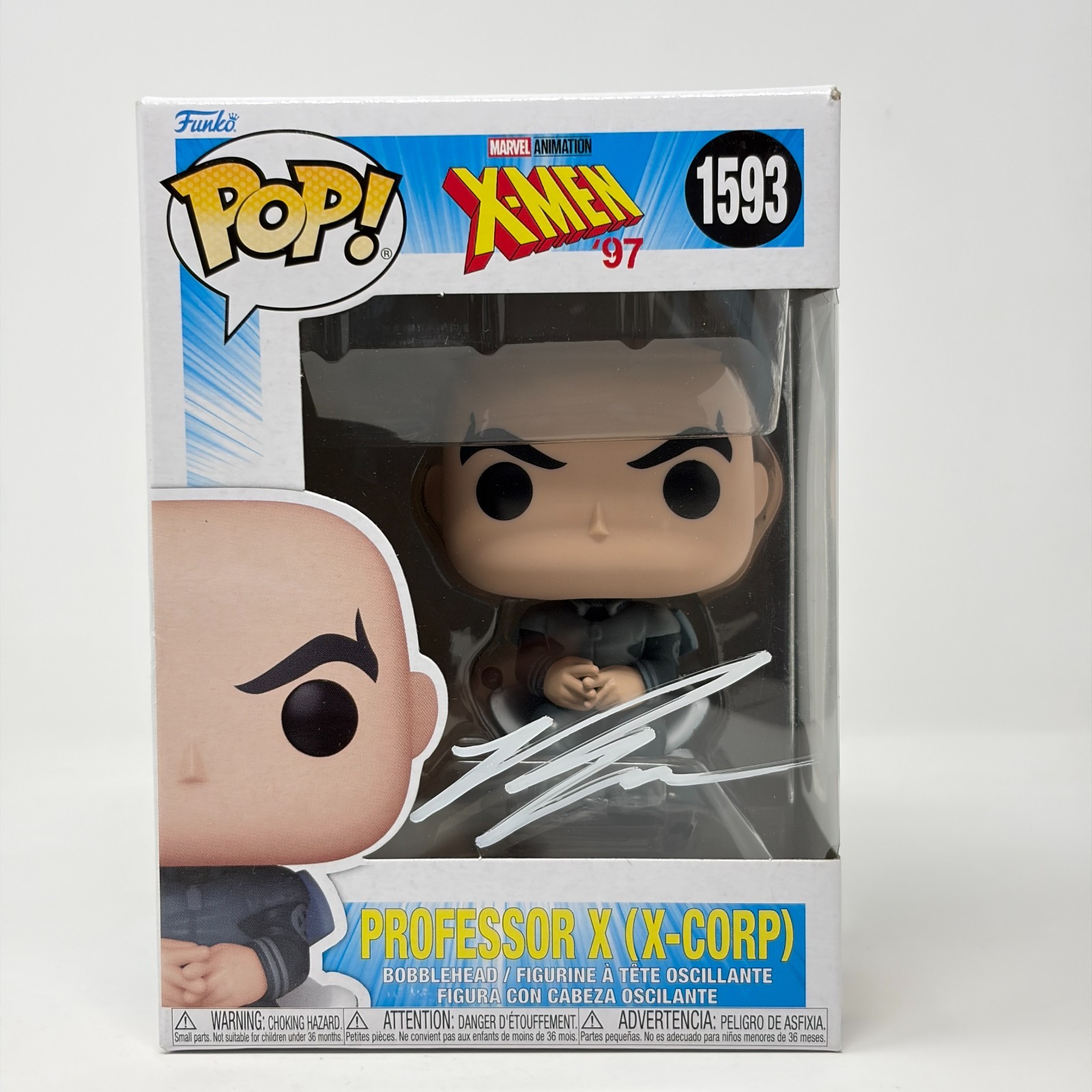 Ross Marquand X-Men '97 Professor X #1593 Signed Funko Pop