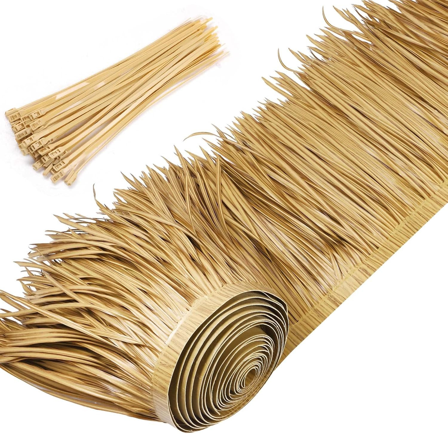 Palm Thatch Roll Palm Thatch Runner Roll Mexican Style Straw Roof Panels Tiki Hu Palm Thatch Roll Palm Thatch Runner Roll Mexican Style Straw Roof Panels Tiki Hu