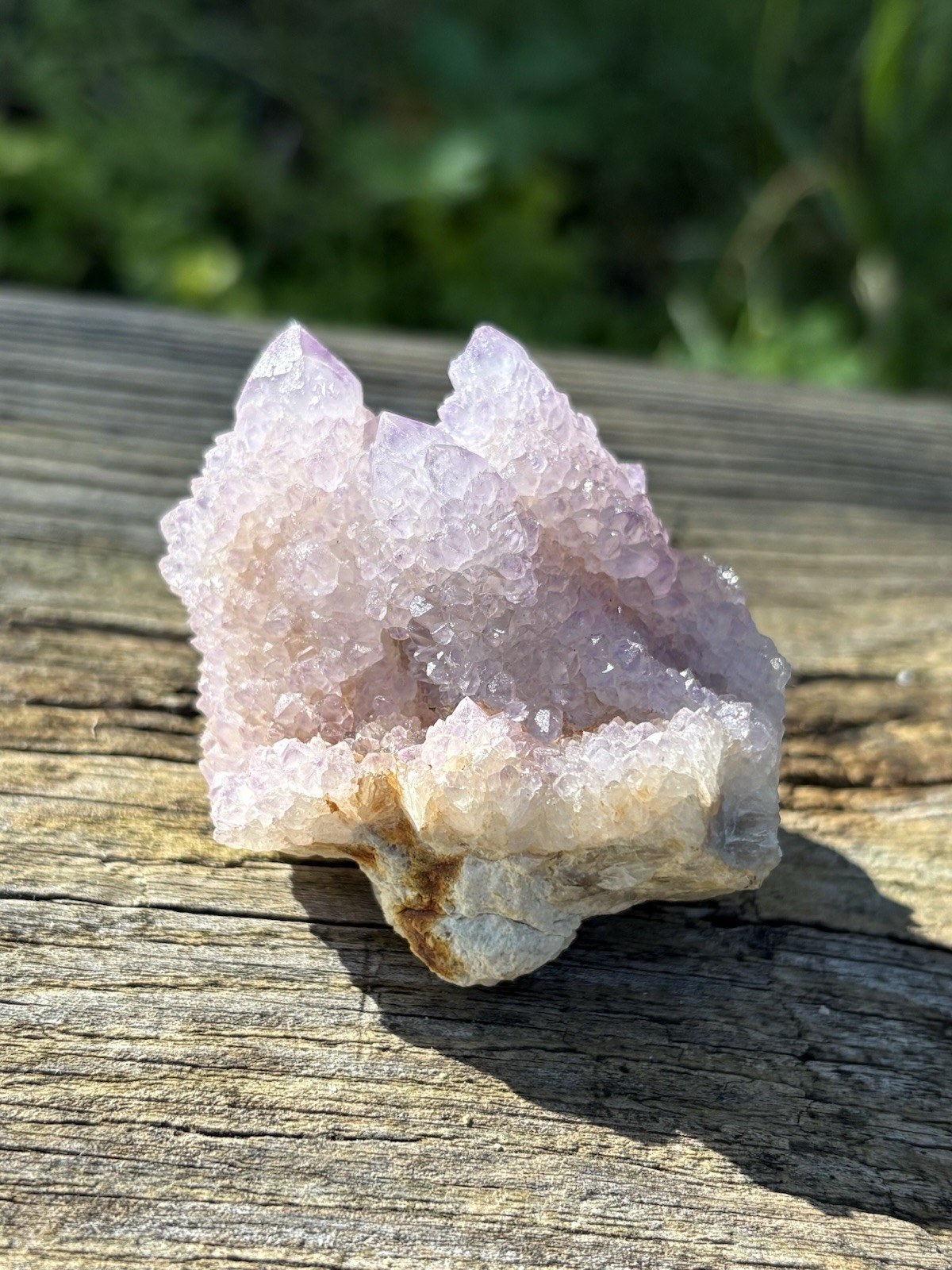 Spirit Quartz Cactus Crystal- Natural 1.7” Raw Lavender Spirit Quartz Cluster