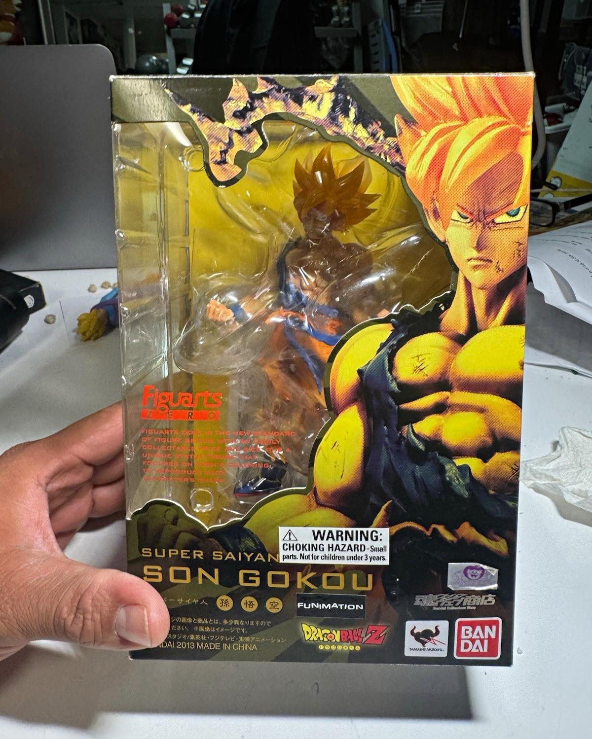 Bandai Dragon Ball Z Figuarts ZERO Super Saiyan Son Gokou Figure Boxed