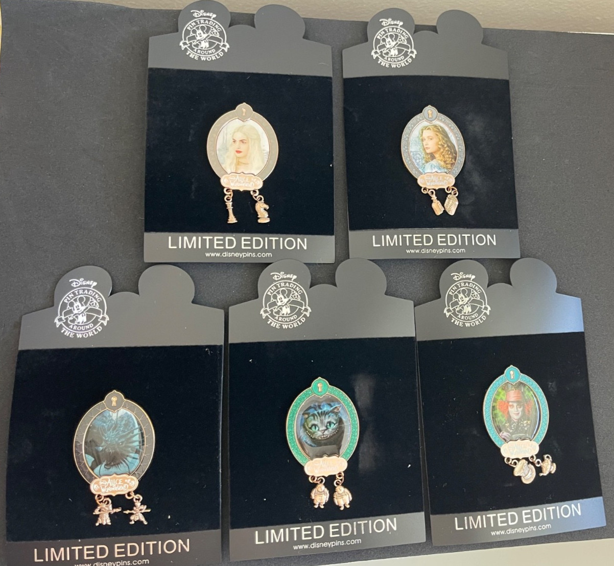 Disney Shopping Tim Burton's Alice in Wonderland Live Action LE 100 Full Set