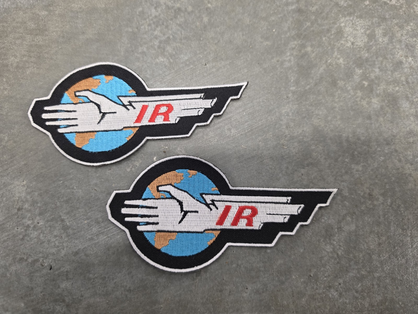 X2 Thunderbirds IR International Rescue Patch Gerry Anderson TB2 TB1 TB3 TB4 TB5
