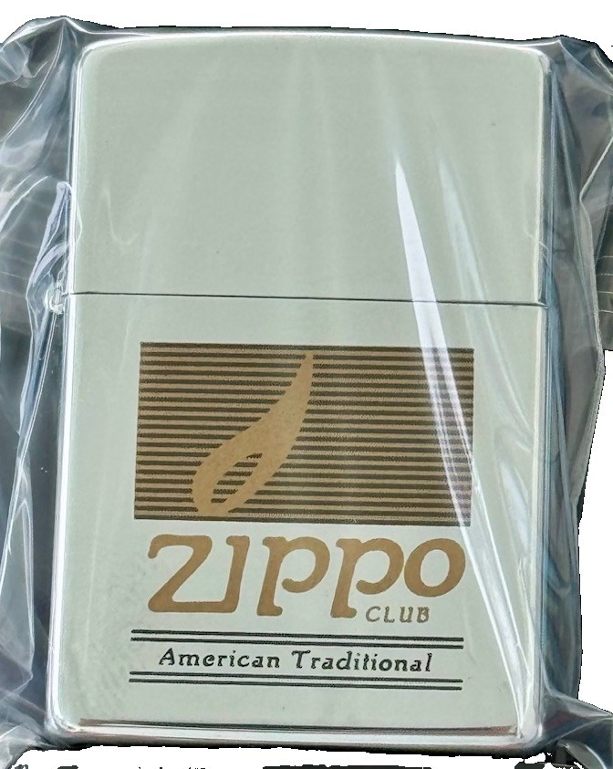 Vintage 1993 Zippo Collectors Club Lighter American Traditional IX NOS Sealed