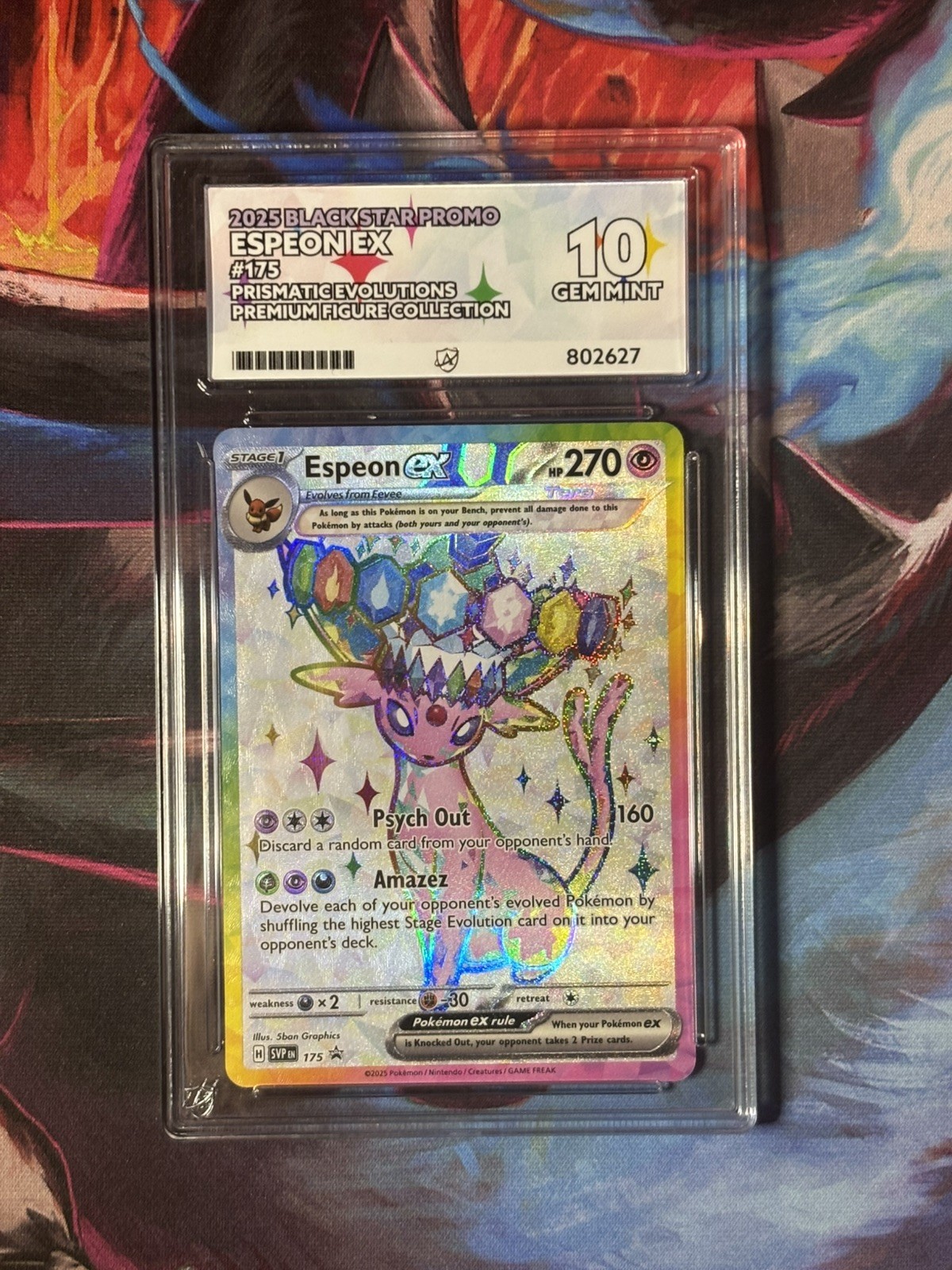 Pokemon TCG - Espeon Ex Black Star Promo 175 ACE 10