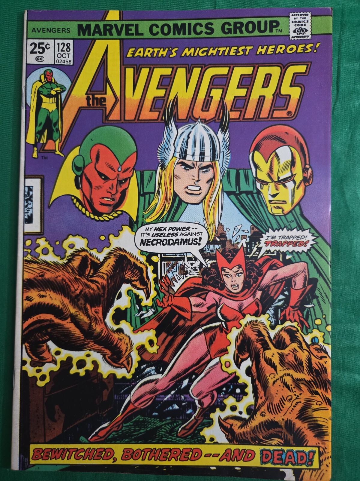 The Avengers #128 Higher grade MVS Intact