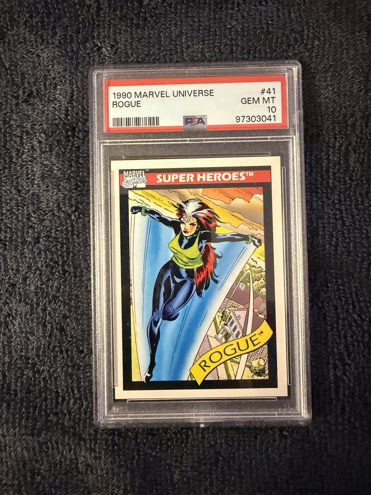 Rogue - 1990 Impel Marvel Universe #41 PSA 10