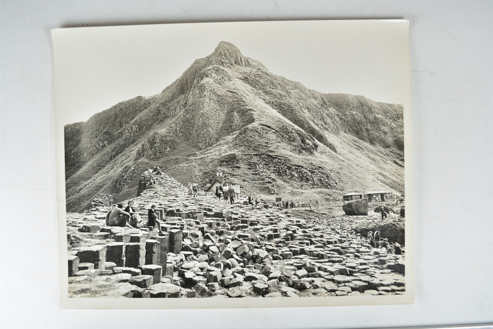 Giants Causeway Co Antrim Northern Ireland Tourists c1940s VTG Photo