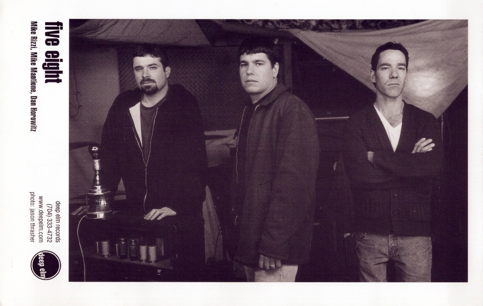 Five Eight Band Press Photo Deep Elm Records Mike Rizzi Jason Thrasher Print