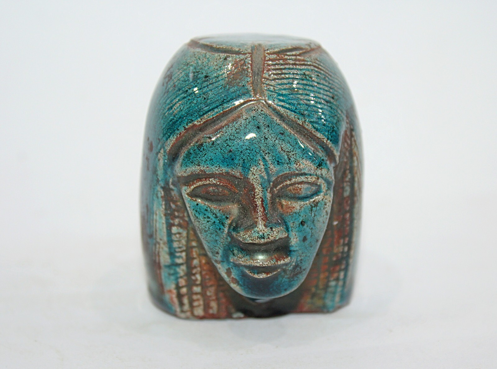 Rare Egyptian Ptolemaic Antique Statue of Cleopatra\'s VII Head Egyptology BC