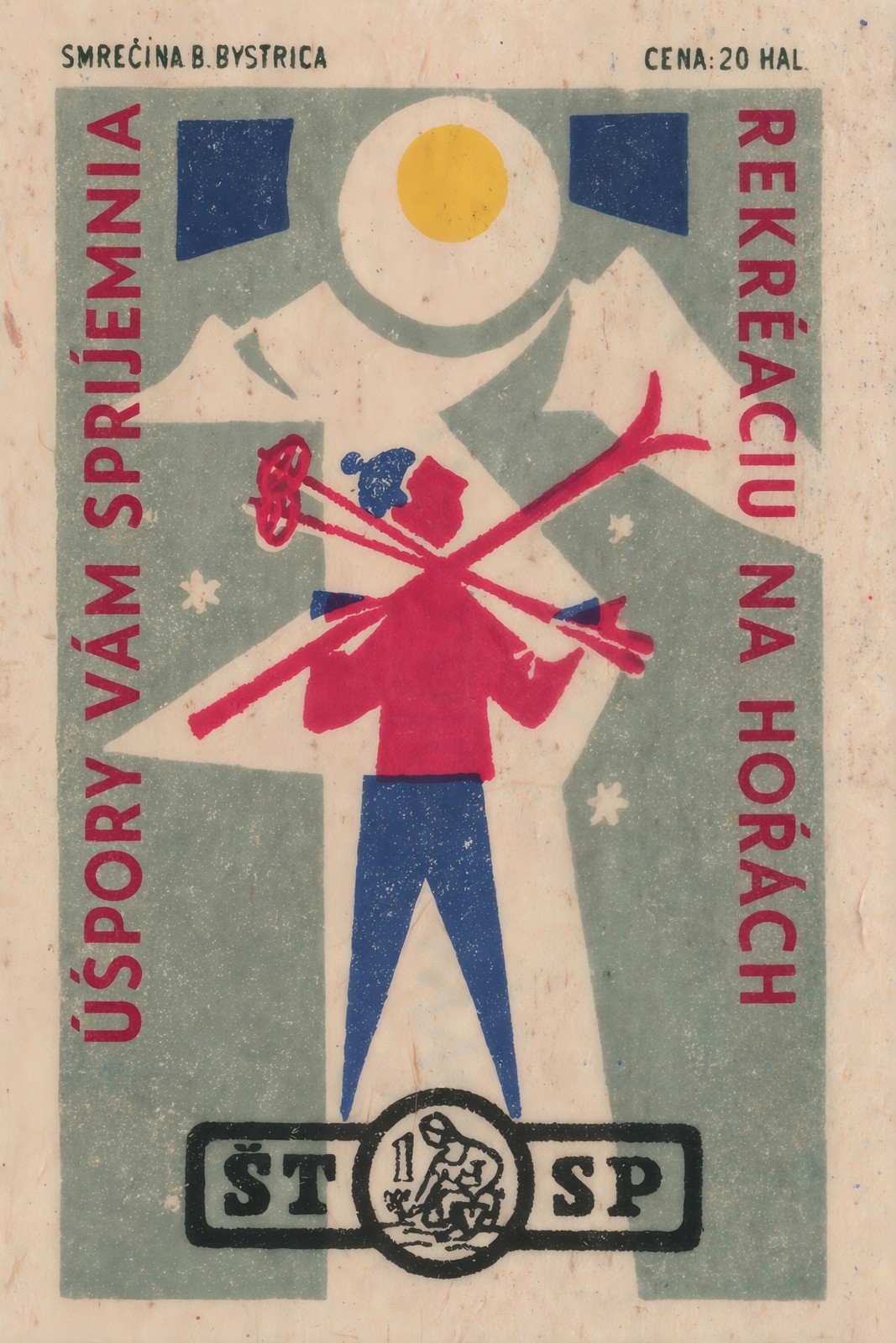 1930s Winter Ski Poster 🎿 | Premium 💎 Art Print 16x24” 200GSM Paper