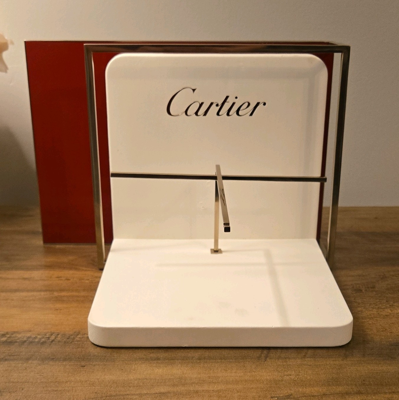 Authentic Cartier Countertop Eyewear Display Stand w/ Fixture Arm 2020