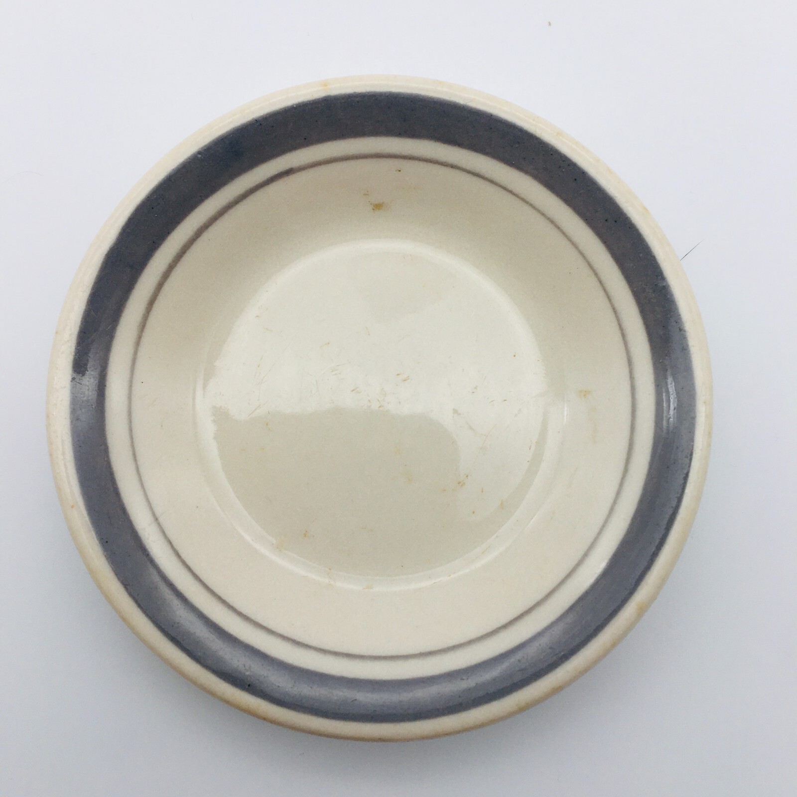 Sterling Atlantic Coast Line Railroad China Butter Pat 1949 East Liverpool Ohio