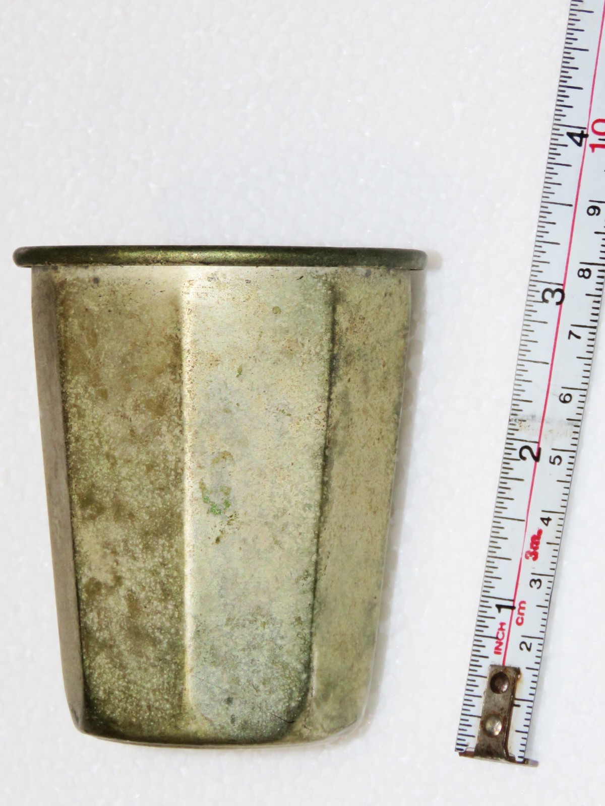 Vintage Kabbalistic 4 Rivers Kiddush Cup Silver Plated Judaica Amulet`