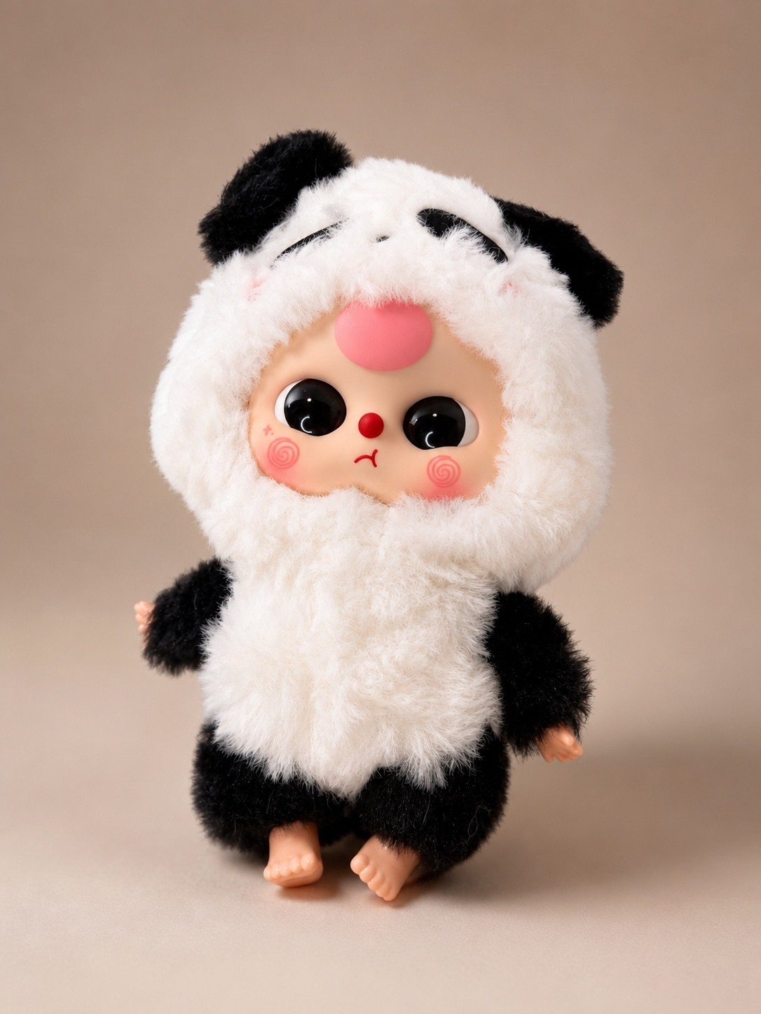 Baby Three Big Cute Plush Pendant Blind Box - Confirmed Panda