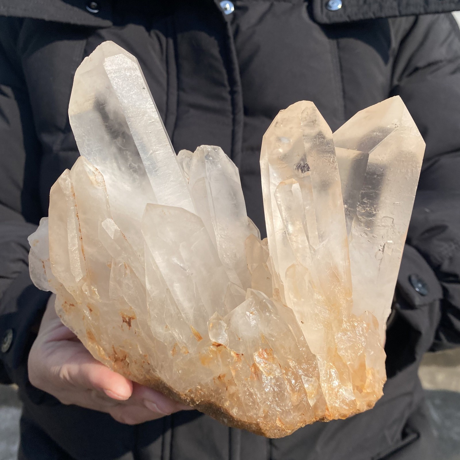 4.2LB A+++ Large Himalayan top quartz clusters/mineral samples -